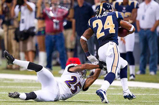 Isaiah Pead is looking to bounce back from what was a slow, ineffective first year with the Rams. 